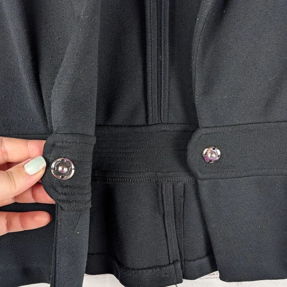 Isaac Mizrahi Black Cloth Blazer - Size 6